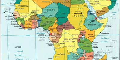 Mapa do qatar, áfrica 