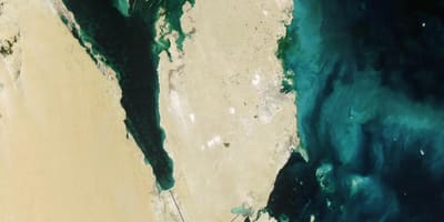 Mapa de satélite do qatar 