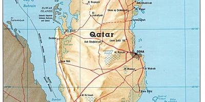 Qatar mapa completo